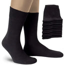 Black Premium Cotton Socks for Men and Women Pack of 10, Breathable 85% Cotton with Spandex for All-Day Comfort, Sweat-Wicking Durable Everyday Wear