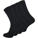 Dark Grey Loose Elastic Socks 8-Pack for Sensitive Legs, Piqué Woven Comfort Band for Even Pressure, Size 39-42 for Men and Women