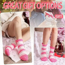 Pink Thick Plush Cozy Winter Socks for Women, Pack of Pairs with Fuzzy Warm Lining, Soft Breathable Fabric for US 5-10, Perfect for Slipper and Outdoor Wear