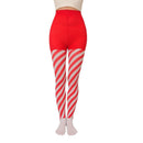 Christmas Over Knee and Thigh High Warm Socks, 70 cm Length Cozy Polyester Knit, Festive Design for Holiday Parties and Cold Weather Wear