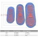 Black Anti-Slip Trampoline Socks for Adults, Cotton Polyester Spandex with Silicone Dots, Elastic Breathable Sports Socks for Indoor Playgrounds and Gyms