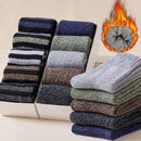 Men's Extra Thick Thermal Winter Socks 10 Pairs, Warm Brushed Plush Lining for Extreme Cold, Ideal for Hiking Skiing Outdoor Work and Everyday Use