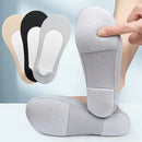 IC 3D Arch Support Massage Socks for Foot Healthcare, Non-Slip Silicone Heel and Massage Sole Design, Breathable Mesh for Orthopedic Comfort in Black