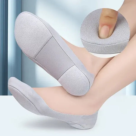 IC 3D Arch Support Massage Socks for Foot Healthcare, Non-Slip Silicone Heel and Massage Sole Design, Breathable Mesh for Orthopedic Comfort in Black