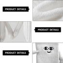 White and Black Magnetic Couple Socks 2 Pairs, Cute Hand-Holding Design with Magnets, Soft Breathable Cotton for Fun Gifts and Party Favors