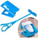 Sock Aid Tool for Put On and Take Off Support Stockings, Ergonomic Cradle Design with Soft Rubberized Grip, Suitable for Compression Socks, Seniors and Pregnancy