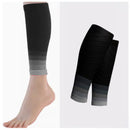 Gray Calf Compression Support Socks 1 Pair, Lightweight Breathable Nylon Improves Blood Circulation and Reduces Muscle Fatigue for Sports and Daily Wear
