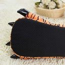 Unisex Animal Paw Clog Slippers Chicken Bird Foot Cow Tiger Giraffe Design, Soft Fleece Lined Non-Slip Sole, Size L 40-45 for Fun Halloween Party and Home Wear