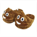 Funny Fuzzy Stuffed Poop Slippers for Adults, Cute Emoji Style with Non-Slip Silicone Sole, Soft Cotton Lining for Warmth, One Size 38-44 for Cosplay and Home