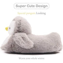 Cute Penguin Plush Slippers for Women, Fun and Cozy Fluffy House Shoes with Soft Cotton Interlayer and Non-Slip Sole, Perfect Gift for US 5-8
