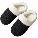 Cozy Winter Slippers for Women Men with TPR Non-Slip Sole, Soft Breathable Lining, Lightweight Quiet Design for Indoor Home Office Use