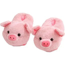 Pink Cute Pig Cartoon Animal Slippers for Women, Warm Plush Lining Soft Breathable Non-Slip Thick Sole, Available in Sizes 36-44 for Cozy Home Wear
