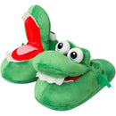 Adult Unisex Open Mouth Crocodile Dinosaur Shark Animal Slippers, Cute Kawaii Design with Non-Slip Sole, One Size 38-39 for Fun Warm Indoor Wear