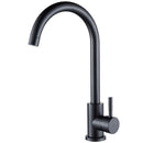 Kitchen Faucet, Single Handle High Arc Sink Faucet, 360 degree rotation, single-handle control, Matte Black Finish