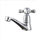 Single Cold Water Faucet, Single Cold Water Faucet Basin Faucet, alloy material, G1/2 Thread, Chrome/Blue Finish Options