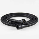Stainless Steel Shower Hose, Kink-Resistant and Explosion-Proof, Brass Fittings, G1/2 Thread, 1.5 m Hose Length, Matte Black Finish