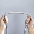 3 m Stainless Steel Shower Hose, Flexible Bathroom Hose with 300 x 2 cm Overall Size, Hot and Cold Water Use, Chrome Finish