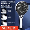 High Pressure Shower Head with Large Panel- Pressure Boosted, Super Powerful Rain Shower for Bathroom, high-pressure spray