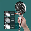 High Pressure Shower Head with Large Panel- Pressure Boosted, Super Powerful Rain Shower for Bathroom, high-pressure spray