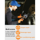 Endoscope Camera, 1080P HD Endoscope, 2.4 Inch IPS Screen Pipe Inspection Camera, IP67 Waterproof Camera, 5M Semi-Rigid Cable, with Light, Clear Color