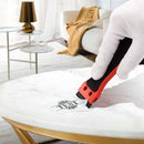 Plastic Scraper with 100 Squeegees, Long Handle Scrapers, for Removing Labels, Glue, Paint, Stickers and Decals, Red, Red Color