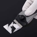 2 pcs Ceramic Hob Scraper with 10 Plastic Scrapers + 10 Metal Blades, Ceramic Hob Scraper for Removing Labels, Black, Black Color