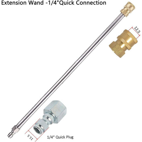 Pack Pressure Washer Extension Wand, Gutter Cleaning Tools, Replacement Telescopic Lance, Window Cleaning Nozzles