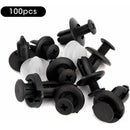 100 pcs Universal Door Trim Clip, Plastic Car Push Rivet Kit Door Card Panel Trim Clips Bumper Fastener Retainer