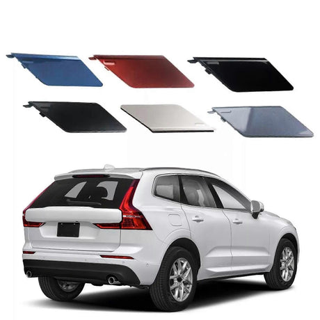 Towbar Hole Protective Cover Rear Bumper For VOLVO XC60 2018-23 39849034 31449210 Night Silver, ABS material, Silver Color