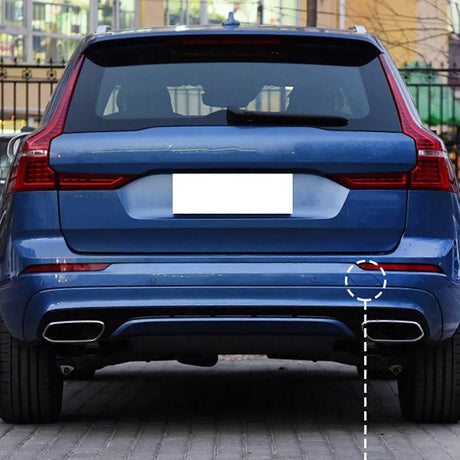Towbar Hole Protective Cover Rear Bumper For VOLVO XC60 2018-23 39849034 31449210 Night Silver, ABS material, Silver Color
