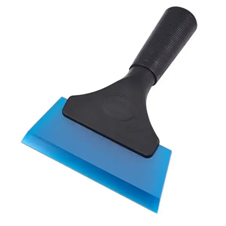 Small squeegee, window squeegee, 5 inch, blue, Silicone + Rubber material, automotive replacement use, vehicle maintenance accessory, Blue Color