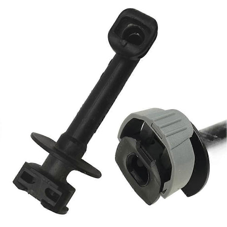 For Karcher K2 K3 high pressure washer elbow outlet pipe with clamp 4.064-047.0 40640470 5.064-110.0 5064110, Plastic material