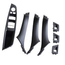 For 5 Series F10 F11 520D 525D 530D 535I LHD Door Handle (Black), ABS material, direct exterior replacement, vehicle trim repair, Black Color