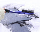 Snow Brush & Ice Scraper Car Brush - 2 in 1 Snow Brush Shovel Removal Automatic Snow Removal Car Windshield Clean Tools, Aluminum + Plastic material