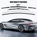 Cuttable Windshield Wiper Blades, Replacement Rubber, Prevents Glass Damage, 8 Pieces, 700 mm (Wipers Not Included)