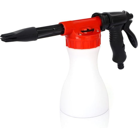 900ML Adjustable Foam Gun Spray Gun for Universal Garden Hose, Car Washing, Home Cleaning and Garden Watering, ABS Material