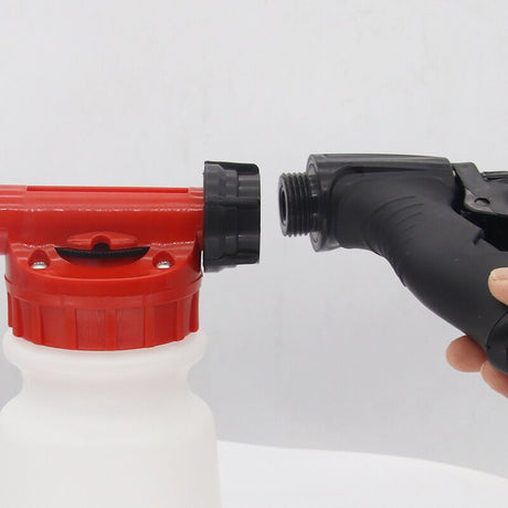 900ML Adjustable Foam Gun Spray Gun for Universal Garden Hose, Car Washing, Home Cleaning and Garden Watering, ABS Material