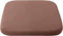 Crystal velvet seat cushion, ergonomic memory foam seat cushion, suitable for cars, comfortable and relieves tailbone pressure-brown 40*40*4 cm