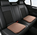 Crystal velvet seat cushion, ergonomic memory foam seat cushion, suitable for cars, comfortable and relieves tailbone pressure-brown 45*45*4.5cm