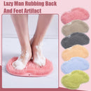 Shower Foot Massager Scrubber, Silicone Bath Massage Cushion Brush Anti-Slip for Lazy Wash Feet, Improves Foot Circulation pink