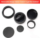 3 in 1 Burger Press Patty Maker,Plutput Hamburger Patty Maker Stuffed Burgers Press with 100p Burger Paper for BBQ Non-Stick Sliders Beef Burger Press (Black)