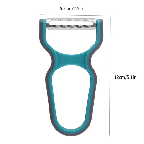 3 Pieces Vegetable Peeler Set For Potato Fruit Non-Slip Home Kitchen Peeling Tool Random Color
