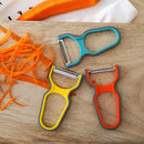 3 Pieces Vegetable Peeler Set For Potato Fruit Non-Slip Home Kitchen Peeling Tool Random Color