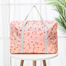 Foldable Travel Duffel Bag Tote Carry On Luggage Sport Duffle Week-ender Overnight For Women And Girls B-Pink