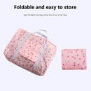 Foldable Travel Duffel Bag Tote Carry On Luggage Sport Duffle Week-ender Overnight For Women And Girls B-Pink