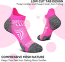 Tsoduce 5 Pairs Athletic Ankle Womens Socks Running Compression Socks for Women Cozy Low Cut Performance Soft Tab Socks Mix Color 1