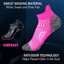 Tsoduce 5 Pairs Athletic Ankle Womens Socks Running Compression Socks for Women Cozy Low Cut Performance Soft Tab Socks Mix Color 1