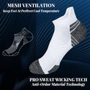 Tsoduce 5 Pairs Athletic Ankle Womens Socks Running Compression Socks for Women Cozy Low Cut Performance Soft Tab Socks Mix Color 2