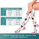 6Pairs Compression Socks for Women and Men - Best for Circulation, Running, Athletic, Recover, Nurse, Travel L/XL 01 Black/Oranga/White/Green/Blue/Gray
