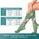 6Pairs Compression Socks for Women and Men - Best for Circulation, Running, Athletic, Recover, Nurse, Travel S/M 05 Yellow/Blue/Pink/Green/Green/Black